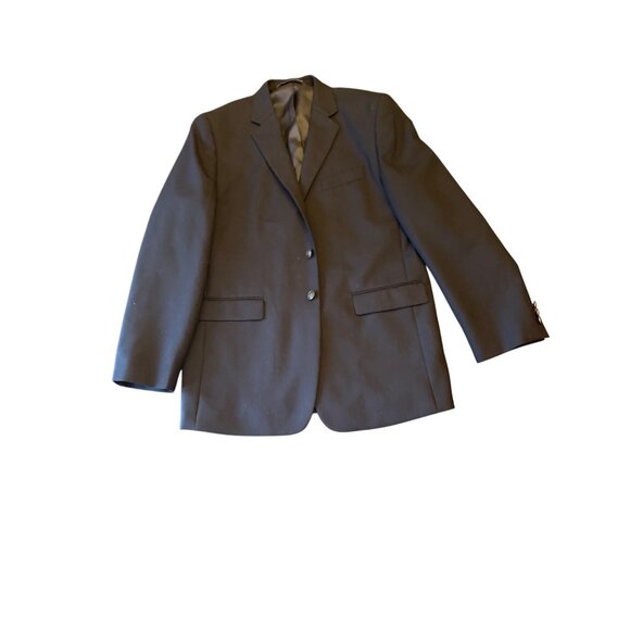 Nordstrom Boys Dark Navy Wool Blend Blazer Size 18 - Picture 1 of 6